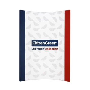 Écharpe coton biologique 130g - puce tricolore personnalisable