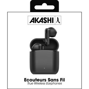 Ecouteurs Premium noirs semi-intra-auriculaires sans fil personnalisable