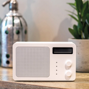 Enceinte bluetooth 15W avec écran LCD - Enceinte sans fil en plastique recyclé personnalisable