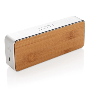 Enceinte Bluetooth 5.0 3W avec bambou NEVADA personnalisable