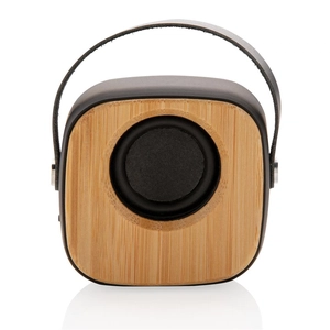 Enceinte Bluetooth 5.0 3W en bambou FASHION personnalisable