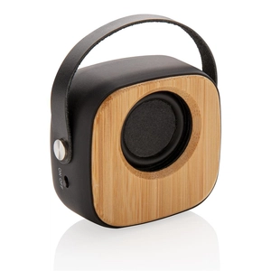 Enceinte Bluetooth 5.0 3W en bambou FASHION personnalisable