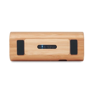 Enceinte bluetooth 5.0 en bambou 2x5W personnalisable