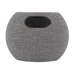 Enceinte bluetooth avec chargeur sans fil 15W - bambou et RPET personnalisable