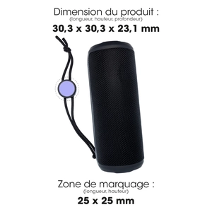 Enceinte éco 10W portable sans fil - bluetooth personnalisable