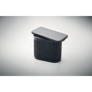 Enceinte sans fil 5.3 en ABS avec finition en tissu polyester RPET personnalisable