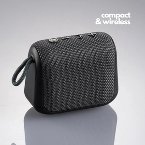 Enceinte sans fil compact - avec boucle en tissu pour le transport personnalisable