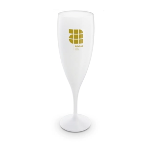 Flute à champagne en plastique réutilisable 14 cl personnalisable