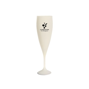 Flute à champagne réutilisable en biocomposite 14 cl  - Fabrication Française personnalisable