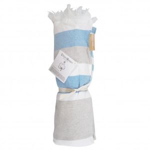 Fouta ELMAR - Serviette de bain en RPET et coton recyclé personnalisable