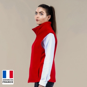 Gilet polaire Unisexe 100% polyester - assemblé en france personnalisable