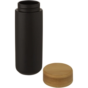 Gobelet en céramique avec couvercle bambou 300 ml personnalisable