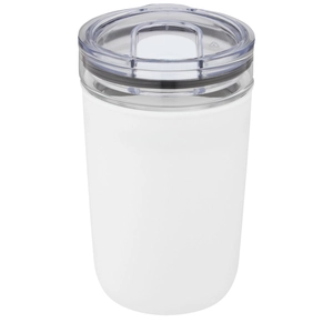 Gobelet en verre 420 ml avec revêtement en plastique recyclé personnalisable