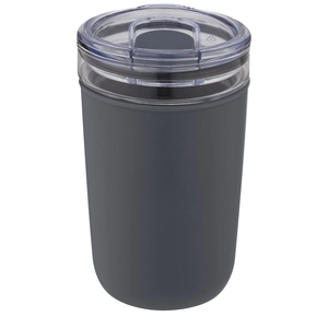 Gobelet en verre 420 ml avec revêtement en plastique recyclé personnalisable