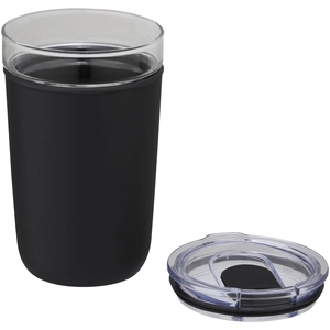 Gobelet en verre 420 ml avec revêtement en plastique recyclé personnalisable