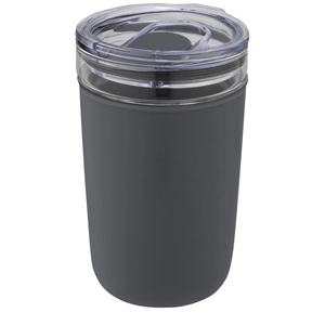 Gobelet en verre 420 ml avec revêtement en plastique recyclé personnalisable