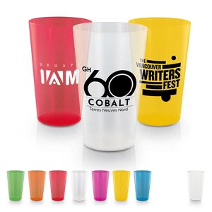 Gobelet plastique réutilisable 60 cl sans BPA - Fabrication Française personnalisable