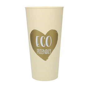 Gobelet réutilisable bioplastique 500ml personnalisable