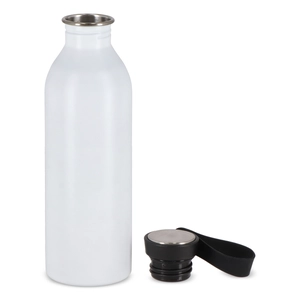 Gourde 500 ml en acier inoxydable - look élégant personnalisable