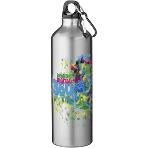 Gourde alu 770 ml avec mousqueton - gourde ultra légère personnalisable