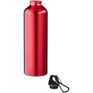 Gourde alu 770 ml avec mousqueton - gourde ultra légère personnalisable