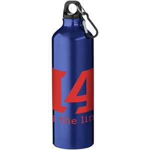 Gourde alu 770 ml avec mousqueton - gourde ultra légère personnalisable