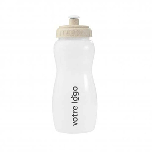 Gourde de sport 600ml ZEBUBIO - bouchon  en fibres de blé personnalisable