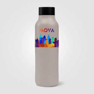 Gourde en acier inoxydable recyclé - 590ml personnalisable