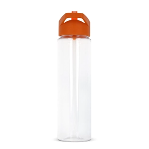 Gourde en RPET avec paille pliable personnalisable