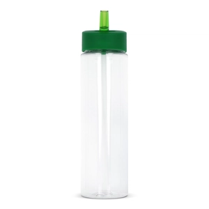 Gourde en RPET avec paille pliable personnalisable