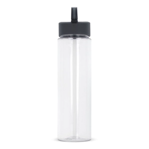 Gourde en RPET avec paille pliable personnalisable