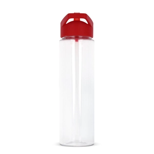 Gourde en RPET avec paille pliable personnalisable