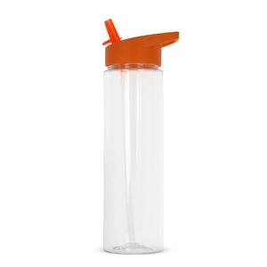 Gourde en RPET avec paille pliable personnalisable