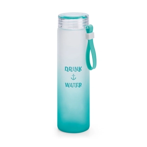 Gourde en verre borosilicaté à vis en PP, 470ml personnalisable