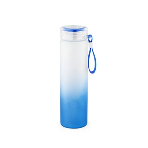 Gourde en verre borosilicaté à vis en PP, 470ml personnalisable