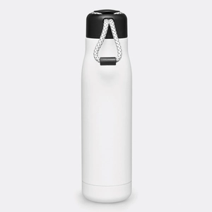 Gourde isotherme 500 ml en inox avec dragonne décorative personnalisable