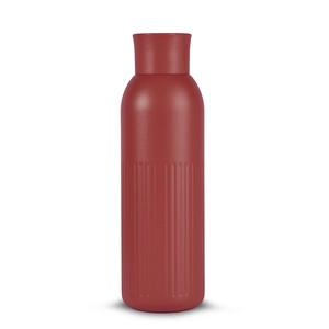 Gourde isotherme acier recyclé - 500 ml avec bouchon poussoir personnalisable