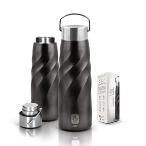 Gourde isotherme en inox 500 ml - design original personnalisable