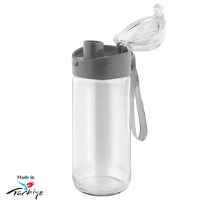 Gourde made in europe 500 ml en verre recyclé - couvercle étanche personnalisable