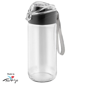 Gourde made in europe 500 ml en verre recyclé - couvercle étanche personnalisable