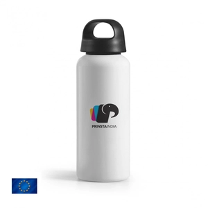 Gourde simple paroi en aluminium recyclé 450ml - fabrication européenne personnalisable