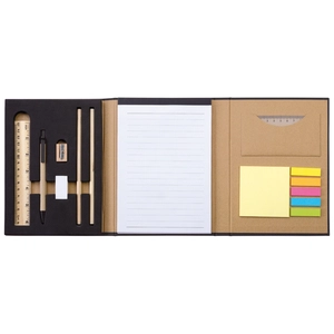 L'ensemble de papeterie avec bloc notes personnalisable