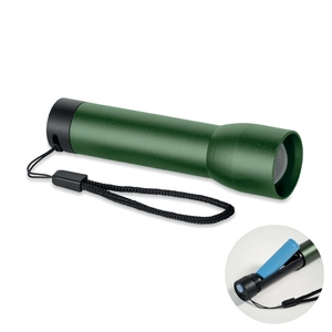 Lampe torche rechargeable en aluminium recyclé