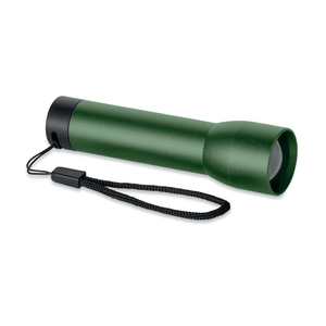 Lampe torche rechargeable en aluminium recyclé personnalisable