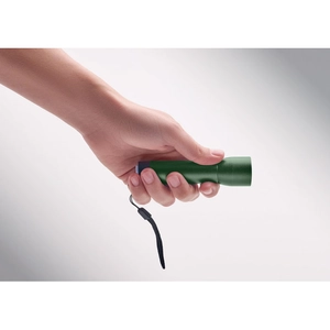 Lampe torche rechargeable en aluminium recyclé personnalisable