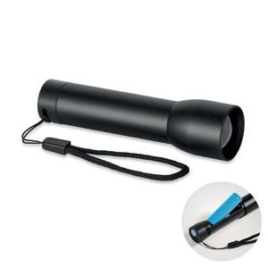 Lampe torche rechargeable en aluminium recyclé personnalisable