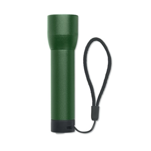 Lampe torche rechargeable en aluminium recyclé personnalisable