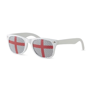 Lunettes de supporter avec drapeau du pays personnalisable