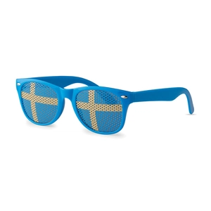 Lunettes de supporter avec drapeau du pays personnalisable