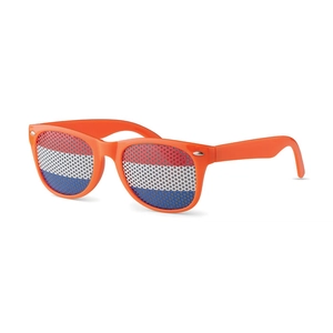 Lunettes de supporter avec drapeau du pays personnalisable